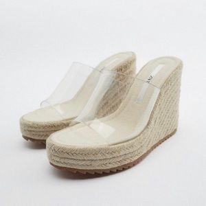 Zara Clear Wedges